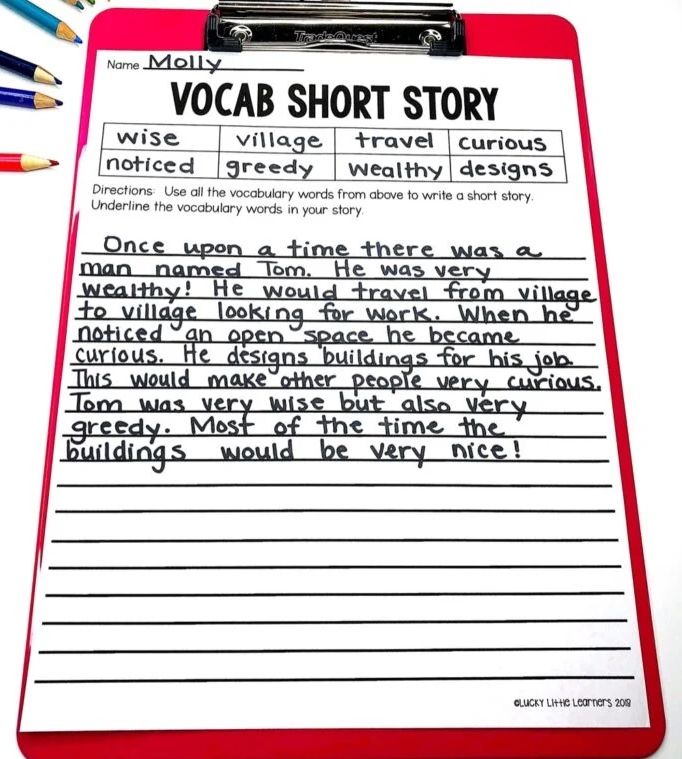 vocab short story2