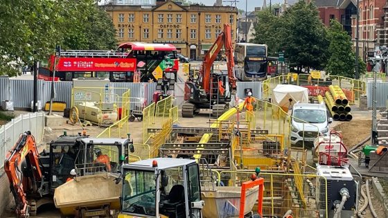 Kier Gas main work at Botley Road Oxford