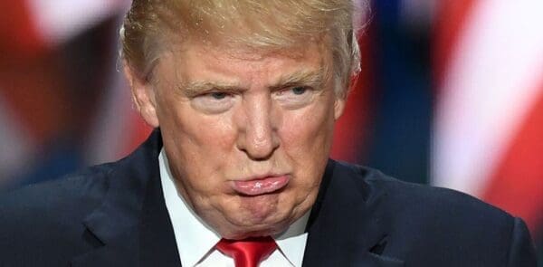 trump pout