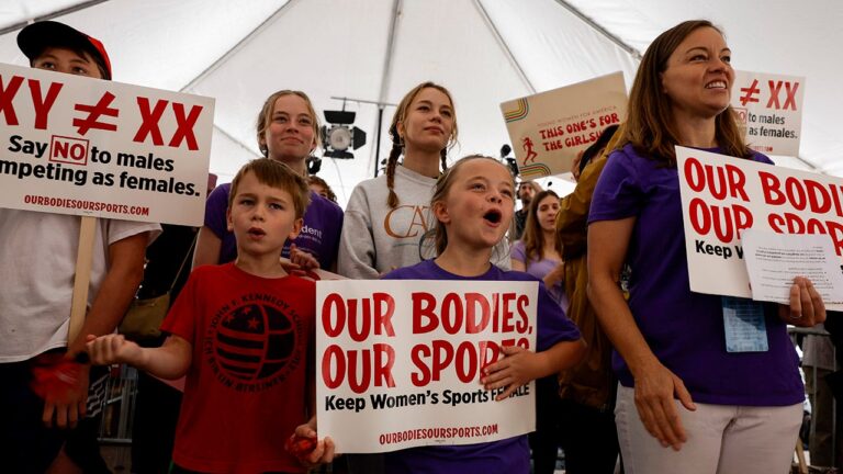 womens sports protest