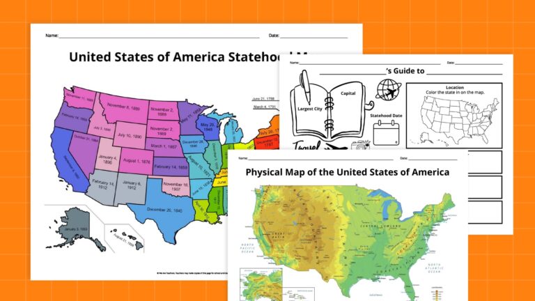 Maps of the United States Bundle feature 1