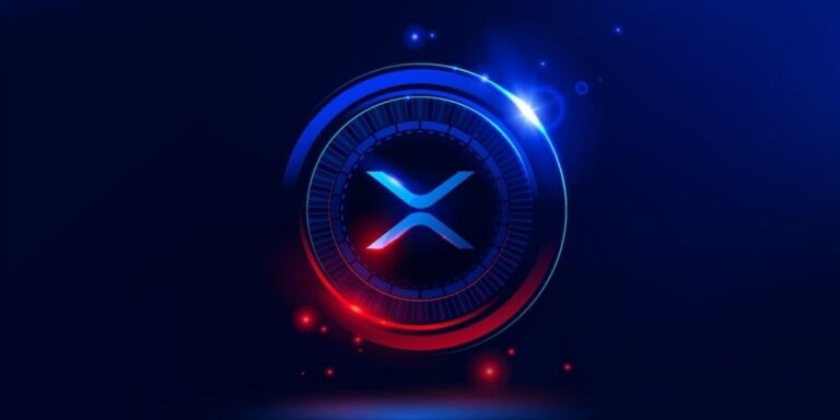 xrp coin navy blue background gID 7