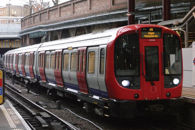 London Underground Metropolitan tube line train 660