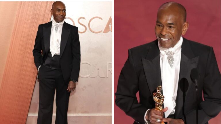 Paul Tazewell Breaks History Winning Costume Design at the Oscars in a Custom Black Dolce Gabbana Su